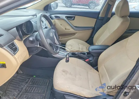 2013 Hyundai Elantra Gls z USA, uszkodzony, nr VIN 5NPDH4AE6DH217685